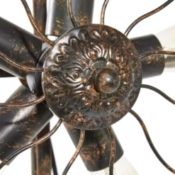 Industrial Metal Floor Lamp Brown - Olivia & May -Home Improvement Store GUEST 1e197a28 0582 452b abd2 fd7146f52f0c