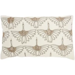 12"x20" Sofia Beaded Flowers Lumbar Throw Pillow - Mina Victory 21 12"x20" Sofia Beaded Flowers Lumbar Throw Pillow - Mina Victory -Home Improvement Store GUEST 1e88c6db 2f2d 412c 88d3 81576c406dbe