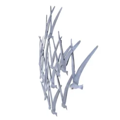 Unison Metal Wall Sculpture Silver - StyleCraft