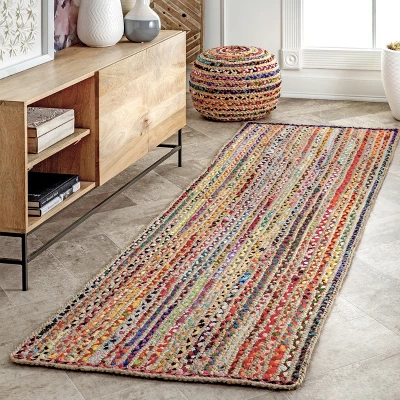 NuLOOM Aleen Bohemian Cotton/Jute Area Rug 3 NuLOOM Aleen Bohemian Cotton/Jute Area Rug