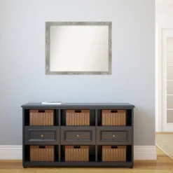 31" X 25" Non-Beveled Dove Gray Wash Square Wall Mirror - Amanti Art 13 31" X 25" Non-Beveled Dove Gray Wash Square Wall Mirror - Amanti Art -Home Improvement Store GUEST 1fefaf71 072b 494b 9d1d 8baec4f8132b