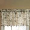Script Classic Print Room Darkening Window Valance 48" X 15" Natural By Ellis Curtain -Home Improvement Store GUEST 209d4e60 e603 44e3 a554 4c74176cb5f5