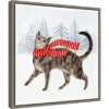 16" X 16" Christmas Cats And Dogs I By Victoria Borges Framed Canvas Wall Art - Amanti Art -Home Improvement Store GUEST 2197d1d6 9ec7 4c6d 88c8 b0458b4579ce