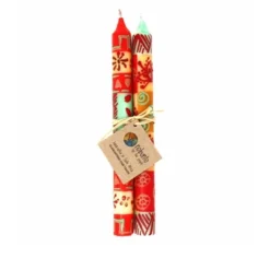 Global Crafts Unscented Hand-Painted Dinner Candles, Set Of 2 -Home Improvement Store GUEST 2322d846 134e 4be1 8e31 251c4c7d45a4