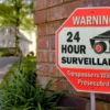 Signs Authority Reflective Warning 24 Hour Surveillance No Trespassing Metal Sign For Home Business - 12"x12" -Home Improvement Store GUEST 236d5ac8 99d1 4901 ad2f 9a310c234f8d