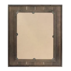 26.6" X 24" Rectangle Natural Wood Plank Mirror Brown - Stonebriar Collection -Home Improvement Store GUEST 241097b7 d504 4b4f a059 1432e415645b