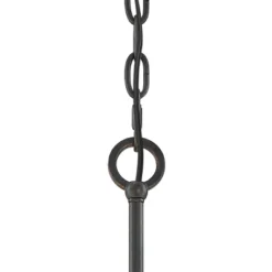 Possini Euro Design Bronze Wood Finish Pendant Chandelier 22" Wide Rustic Farmhouse Tan Fabric Drum 4-Light Fixture For Dining Room House -Home Improvement Store GUEST 26975ac0 471e 4050 bf69 88db1d13a5c3