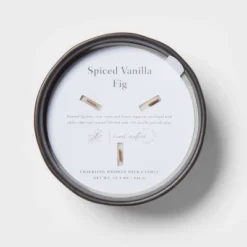 16oz Blackened Bowl Ceramic With Multi Woodwick And Dustcover Spice Vanilla Fig Candle Black - Threshold™ 9 16oz Blackened Bowl Ceramic With Multi Woodwick And Dustcover Spice Vanilla Fig Candle Black - Threshold™ -Home Improvement Store GUEST 27c974af f7f8 4836 a0f9 674e7512c70b