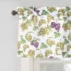RT Designer's Collection Tribeca Grapes Printed Slub 3 Pieces Kitchen Curtain Includes 1 Valance 52" X 18" And 2 Tiers 26" X 36" Each Multi Color -Home Improvement Store GUEST 280657e6 0c99 400c a851 430c0c937490