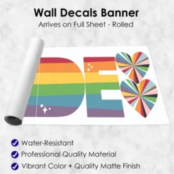 Big Dot Of Happiness So Many Ways To Be Human - Peel And Stick Pride Party Standard Banner Wall Decals - Pride 11 Big Dot Of Happiness So Many Ways To Be Human - Peel And Stick Pride Party Standard Banner Wall Decals - Pride -Home Improvement Store GUEST 286f2945 ab98 4931 a961 8c331ce8c011