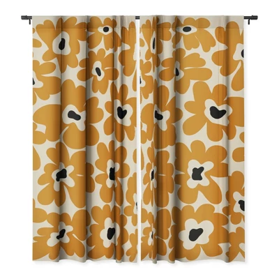 Miho Spring Summer Garden 84" X 50" Single Panel Blackout Window Curtain - Deny Designs 4 Miho Spring Summer Garden 84" X 50" Single Panel Blackout Window Curtain - Deny Designs - Image 2