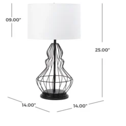 NuLOOM Porter 25" Iron Table Lamp -Home Improvement Store GUEST 29a6a30c fec9 4328 903d 25c49764f027