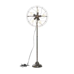 Industrial Metal Floor Lamp Brown - Olivia & May -Home Improvement Store GUEST 2ba09769 0c59 46e8 9248 af0535fe4645