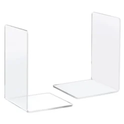 Juvale 6 Pack Acrylic Bookends For Shelves, Clear Book Ends L Shaped Book Stoppers For Office & Home, 4.5 X 7.1 In -Home Improvement Store GUEST 2c4dfd1c 619b 4fc7 a82b 203a99d6c0da