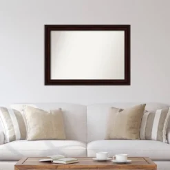 41" X 29" Non-Beveled Coffee Bean Brown Wall Mirror - Amanti Art -Home Improvement Store GUEST 2e354991 a8e8 4a22 8d0a adde2f6ebe82