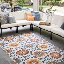NuLOOM Indoor/Outdoor Transitional Aurora Patio Area Rug -Home Improvement Store GUEST 2f05f3d2 4d15 4e4e be1a a3f0568dab48