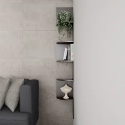 Hastings Home 5-Tier Floating Corner Shelf - Matte Espresso Brown 8 Hastings Home 5-Tier Floating Corner Shelf - Matte Espresso Brown -Home Improvement Store GUEST 2f8675d6 6999 48b9 b180 5be1cf544190