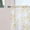 Trinity Leaf Printed Pattern Linen Textured Sheer Kitchen Curtains 1 Trinity Leaf Printed Pattern Linen Textured Sheer Kitchen Curtains -Home Improvement Store GUEST 315a7998 b000 4074 b3fc 8ad8b90e34d2