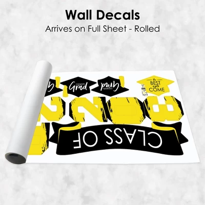 Big Dot Of Happiness Yellow Class Of 2023 Graduation Party Wall Decals Set Of 20 6 Big Dot Of Happiness Yellow Class Of 2023 Graduation Party Wall Decals Set Of 20 - Image 4
