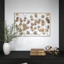 Modern Ornamental Wall Decor Gold - Olivia & May -Home Improvement Store GUEST 31b6ef16 da22 455a 89bf 81c8a1c437be