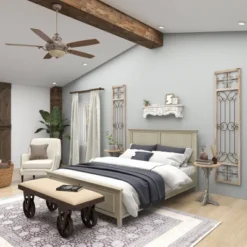 Wood Scroll Distressed Door Inspired Ornamental Wall Decor With Metal Wire Details Gray - Olivia & May -Home Improvement Store GUEST 32d82f57 f6dd 4a35 bab9 5e27875e9376