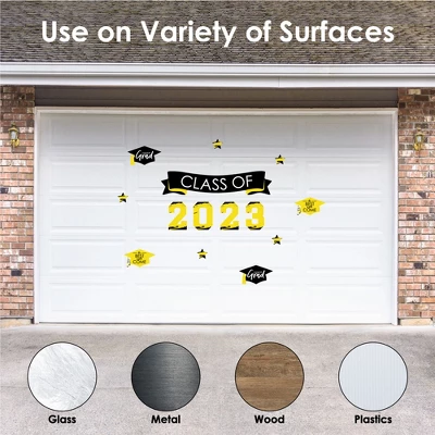 Big Dot Of Happiness Yellow Class Of 2023 Graduation Party Wall Decals Set Of 20 5 Big Dot Of Happiness Yellow Class Of 2023 Graduation Party Wall Decals Set Of 20 - Image 3