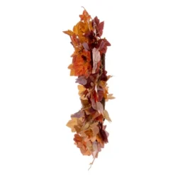 Vickerman 16" Artificial Orange Fall Maple Leaf Candle Ring Wreath. -Home Improvement Store GUEST 3aa0ae14 62eb 432d af6a c0414ac6bbf5