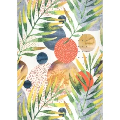 NuLOOM Amelia Machine Washable Tropical Area Rug -Home Improvement Store GUEST 3ca5760b cdc7 4f5b b9cb 6f0b4f99a711