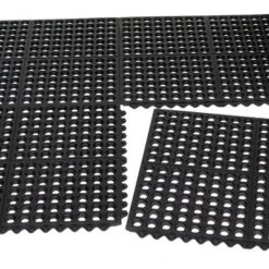 BirdRock Home 4 Pc Indoor Outdoor Drainage Utility Mat - 20 X 24" - Black -Home Improvement Store GUEST 3db9bac3 e50a 4fda 9ee3 eeb54d2d7501