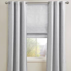 Aberdeen Printed Faux Silk Room Darkening Cordless Roman Blinds And Shade Gray 20 Aberdeen Printed Faux Silk Room Darkening Cordless Roman Blinds And Shade Gray -Home Improvement Store GUEST 3f462711 f79b 42b7 9294 b59bc096e8c4