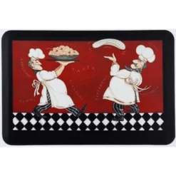 Pizza Pasta Chefs Designer Chef Oil & Stain Resistant Anti-Fatigue Kitchen Floor Mat -Home Improvement Store GUEST 40b38f8c 410c 4df8 a14c e7b66a726f0e