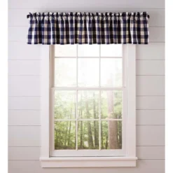 Buffalo Check Rod-Pocket Cotton Valance, 90"W X 14"L -Home Improvement Store GUEST 43167790 497a 45d8 8548 d6748f83fc4e