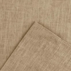 Ellis Lisa Solid Color Poly Cotton Duck Fabric Tailored Tiers 1.5" Rod Pocket Add A Touch Of Color To Room Tan -Home Improvement Store GUEST 43efd40d cc75 4354 9c72 1f1fe4b9d0fc