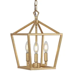 10" 3-Light Ojai Iron Classic Modern Lantern LED Pendant - JONATHAN Y -Home Improvement Store GUEST 44f123bb a53d 45a2 9524 731dd9ec177f
