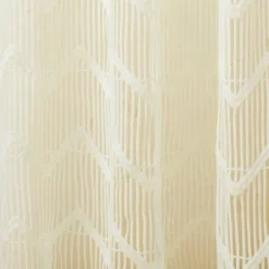 1pc 50"x84" Sheer Zig Zag Macrame Curtain Panel Cream - Opalhouse™ Designed With Jungalow™ -Home Improvement Store GUEST 453c4af7 309c 4148 8efd 84874224d2bb