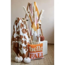 Shiraleah "Hello Fall" Pink And Orange Decorative Pillow -Home Improvement Store GUEST 462432a0 8a6d 443b bbd7 a1b04a96ed61