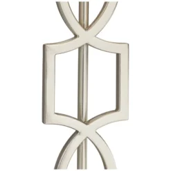 360 Lighting Evan Modern Table Lamps 28 1/2" Tall Set Of 2 Brushed Nickel With USB Charging Port White Rectangular Shade For Bedroom Living Room House -Home Improvement Store GUEST 4726fb75 f3c0 4ce2 8d19 088330a59566