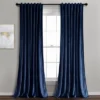 Home Boutique Prima Velvet Solid Light Filtering Back Tab/Rod Pocket Window Curtain Panels Navy 54X84 Set 2 Home Boutique Prima Velvet Solid Light Filtering Back Tab/Rod Pocket Window Curtain Panels Navy 54X84 Set -Home Improvement Store GUEST 4972c427 9da4 4e29 97b4 4231ca88909b