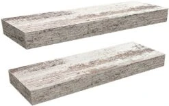 Sorbus Rustic Wood Coastal Beach Style Hanging Rectangle Wall Shelves 19 Sorbus Rustic Wood Coastal Beach Style Hanging Rectangle Wall Shelves -Home Improvement Store GUEST 4a11ffac 1e6f 4377 b035 e2b8c5b30c70
