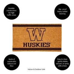 Evergreen University Of Washington Logo Turf Mat, Brown- 28 X 16 Inches Indoor Outdoor Doormat -Home Improvement Store GUEST 4e828674 bfc4 4b1d 96e5 977a446ed4d9
