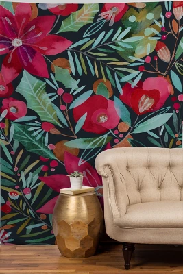 CayenaBlanca Watercolour Christmas Flowers Tapestry - Society6 3 CayenaBlanca Watercolour Christmas Flowers Tapestry - Society6