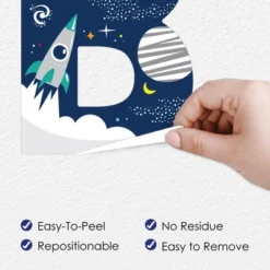 Big Dot Of Happiness Blast Off To Outer Space - Peel And Stick Rocket Ship Baby Shower Standard Banner Wall Decals - Baby 10 Big Dot Of Happiness Blast Off To Outer Space - Peel And Stick Rocket Ship Baby Shower Standard Banner Wall Decals - Baby -Home Improvement Store GUEST 5360864e 1598 4135 b4d1 2dda403e0d2d