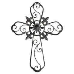 Metal Cross Scroll Wall Decor Brown - Olivia & May -Home Improvement Store GUEST 545e62e9 3e44 4510 bb67 ae45573765b1