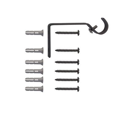 Kenney Bronn 3/4" Standard Decorative Window Curtain Rod 9 Kenney Bronn 3/4" Standard Decorative Window Curtain Rod - Image 7