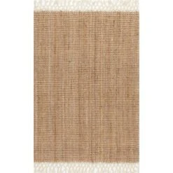 Hand Woven Raleigh White Rug - NuLOOM -Home Improvement Store GUEST 56ab0249 c05b 45f7 9174 45927a480d42