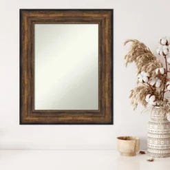 26" X 32" Non-Beveled Ballroom Bronze Wall Mirror - Amanti Art -Home Improvement Store GUEST 5c1e1079 acea 4a46 a30e 3dec8a4ca482