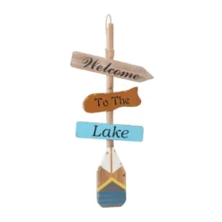 Wooden Paddle Novelty Canoe Oar Sign Wall Decor With Arrow And Stripe Patterns Multi Colored - Olivia & May 12 Wooden Paddle Novelty Canoe Oar Sign Wall Decor With Arrow And Stripe Patterns Multi Colored - Olivia & May -Home Improvement Store GUEST 5ec57c38 1327 45b4 bef0 5eebf8fe3ef0