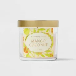 Glass Jar Mango Coconut Candle - Opalhouse™ -Home Improvement Store GUEST 5fde4c7c e49f 4dd8 9155 a3e0346ab1da