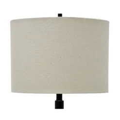 61" 3-way Madison Floor Lamp Glass Table Bronze - StyleCraft