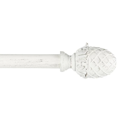 Exclusive Home Acorn 1" Curtain Rod And Coordinating Finial Set 3 Exclusive Home Acorn 1" Curtain Rod And Coordinating Finial Set